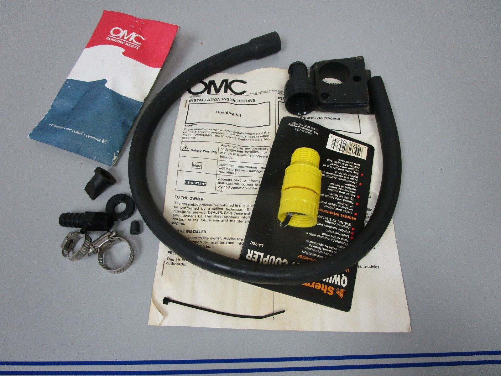 *NEW OEM* 0720 OMC Johnson Evinrude Flushing Kit 435598 0435598