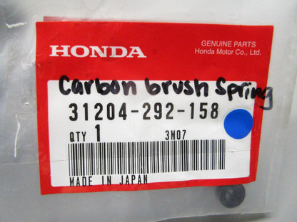 *NEW OEM* (LOT OF 2) 0810 Honda Carbon Brush Spring 31204-292-158