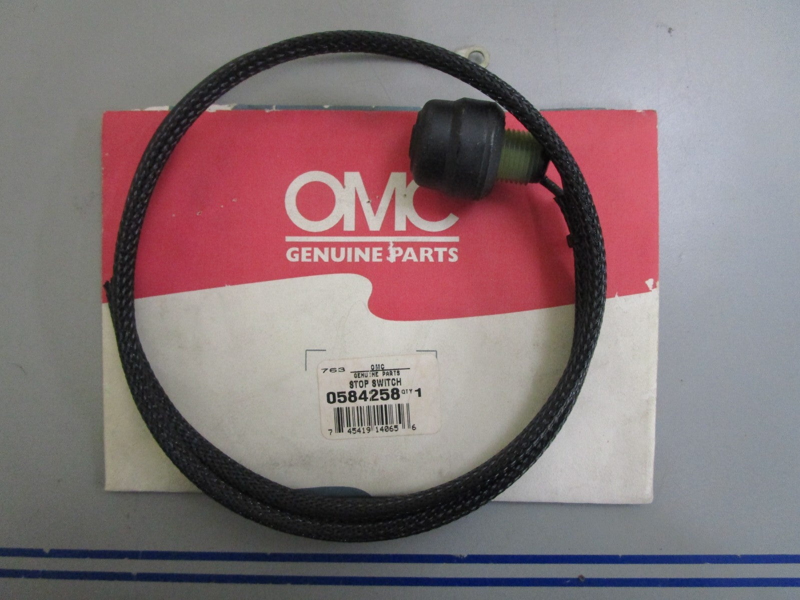 *NEW OEM* 0820 OMC Johnson Evinrude Stop Switch 584258 0584258
