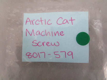 NEW OEM (LOT OF 3) 8017-579 Arctic Cat Machine Screw 0820