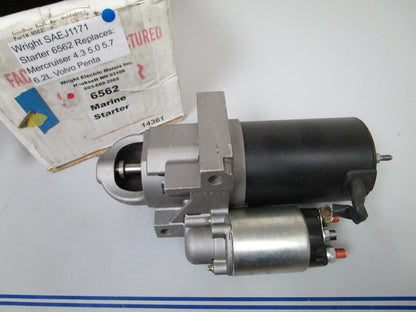 *NEW* 0720 Wright SAEJ1171 Starter 6562 Replace Mercruiser Volvo 4.3 5.0 5.7 6.2