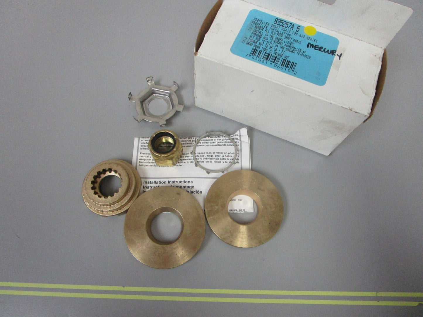 *NEW OEM* 0720 Mercury Quicksilver Prop Shaft Hardware Kit 835257A5