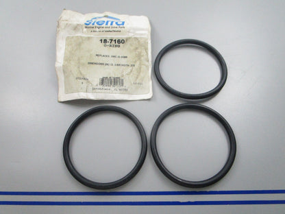 NEW (LOT OF 3) 18-7160 Replaces: Mercury 25-31986 Sierra O-Ring 0810