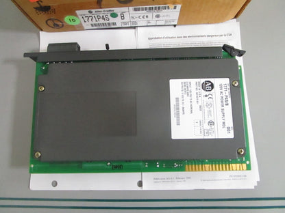 Allen-Bradley 1771-P4S PLC-5 Power Supply 120VAC 8A 5VDC Ser B NEW OEM 0820