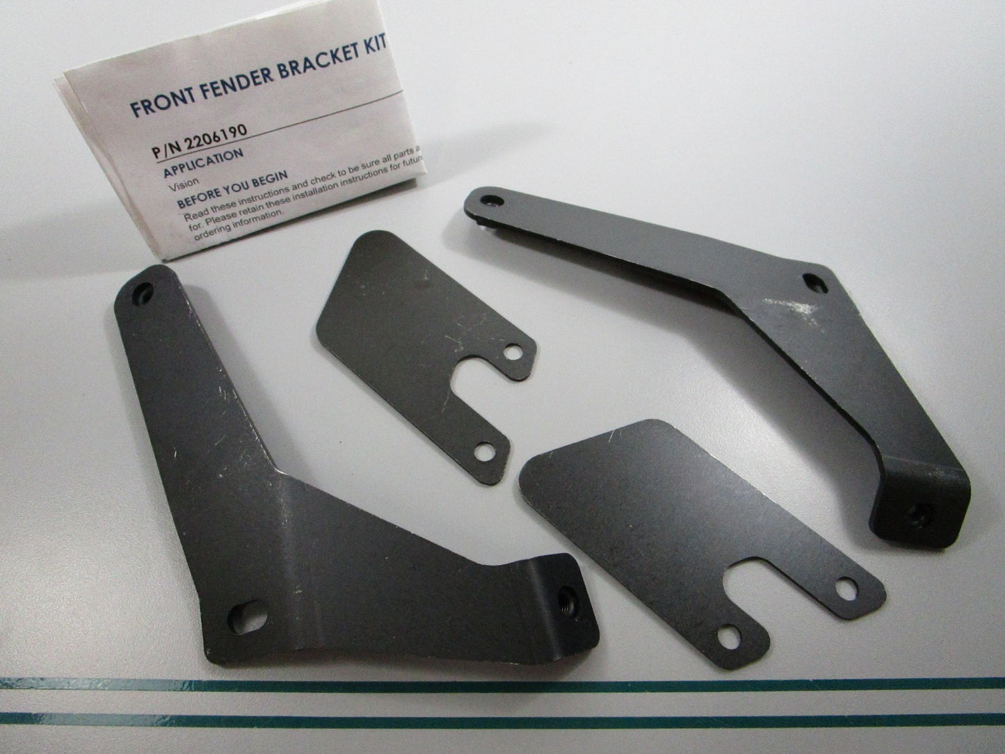 NEW OEM 2206190 Polaris Front Fender Bracket Kit 0810