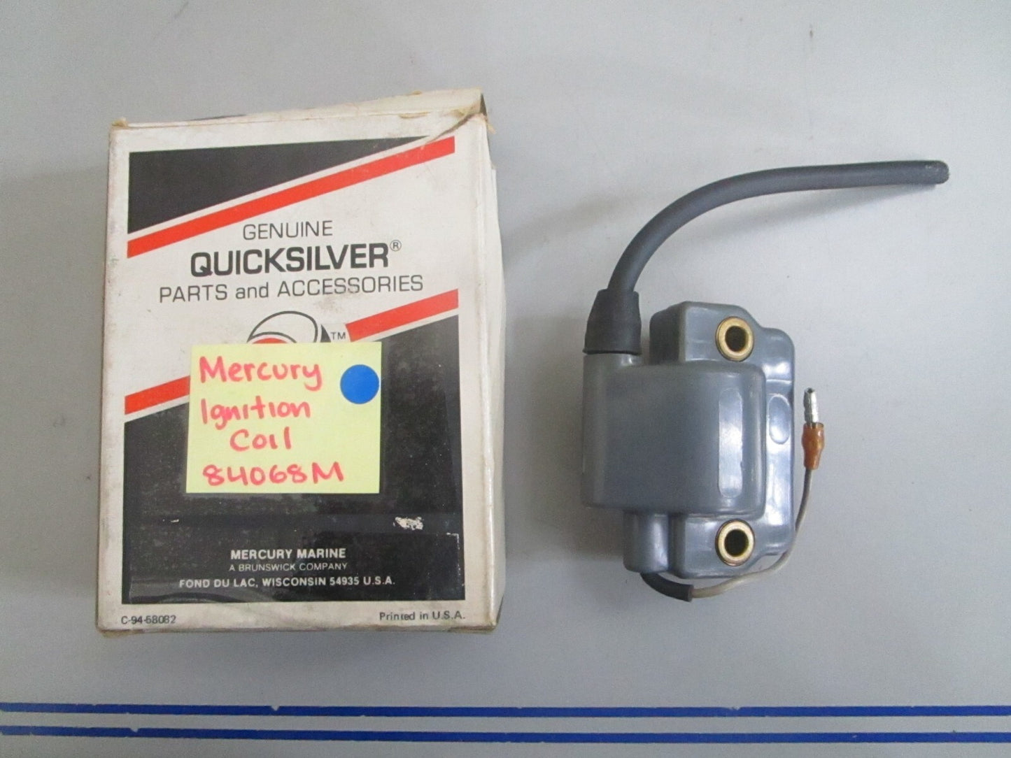 *NEW OEM* 0820 Mercury Quicksilver Ignition Coil 84068M