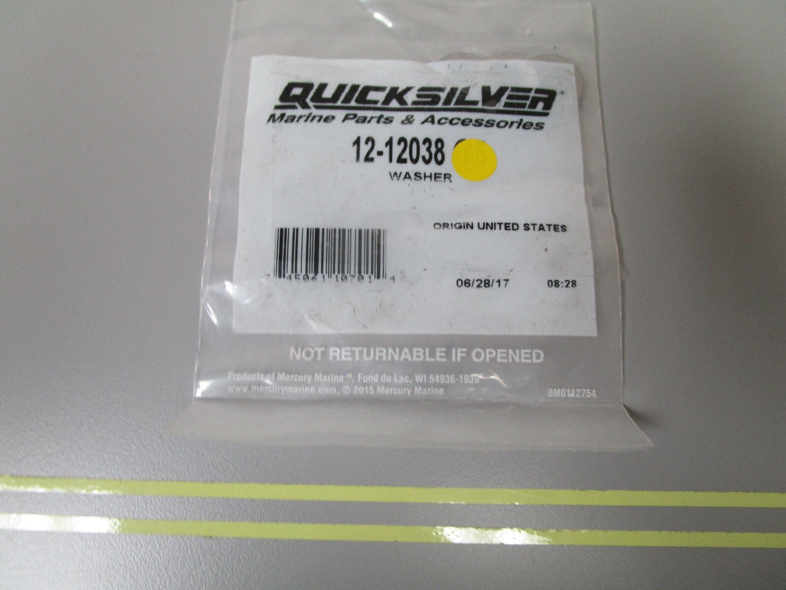 *NEW OEM* (LOT OF 4) 0810 Mercury Quicksilver Washer 12-12038