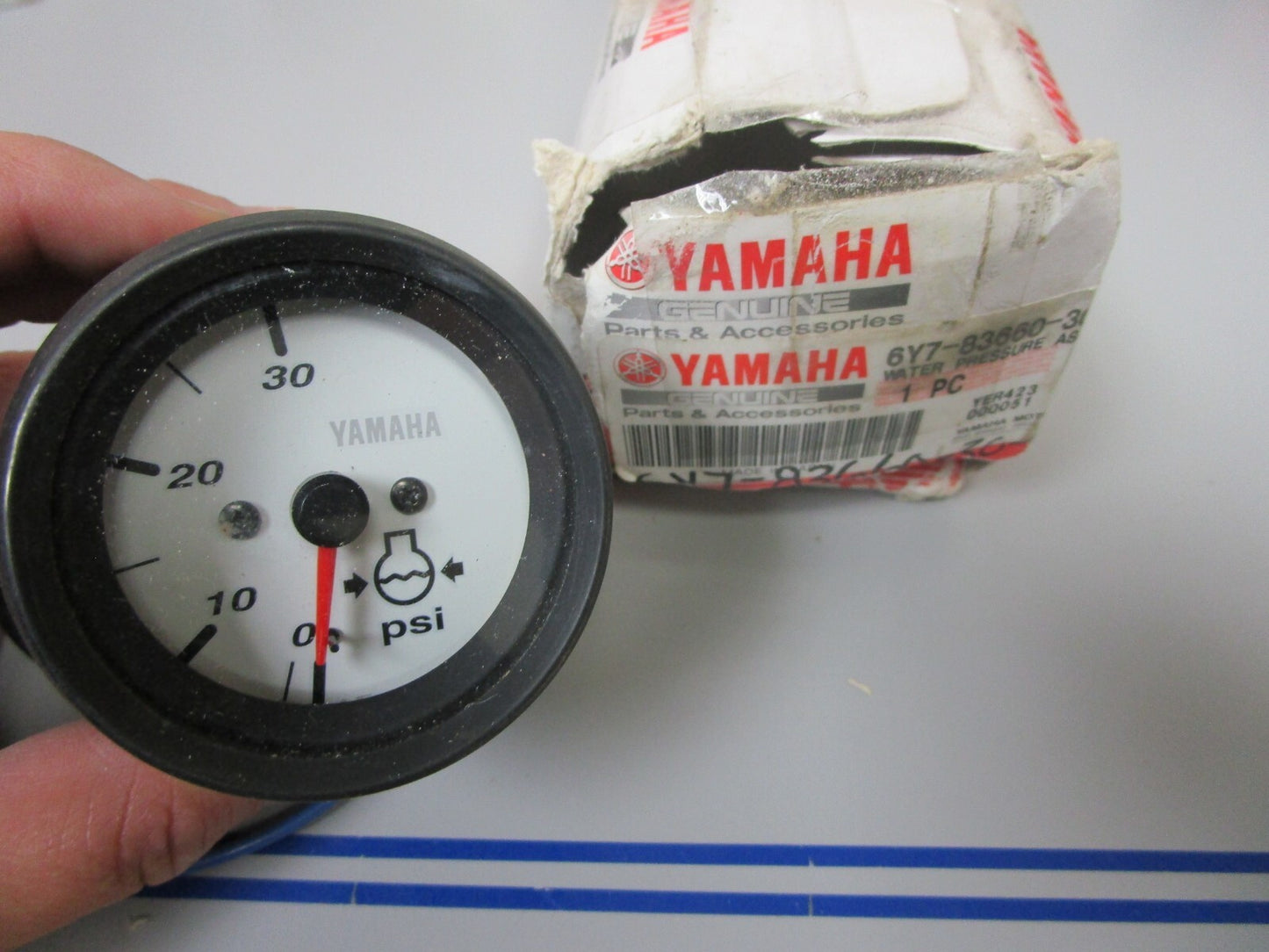 *NEW OEM* 0720 Yamaha Water PSI Pressure Meter Gauge 6Y7-83660-30-00