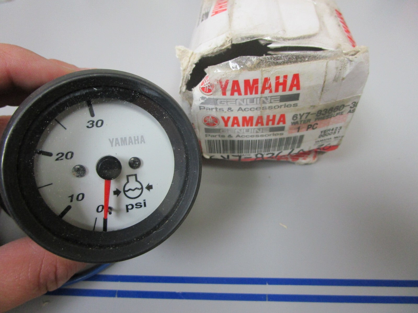 *NEW OEM* 0720 Yamaha Water PSI Pressure Meter Gauge 6Y7-83660-30-00