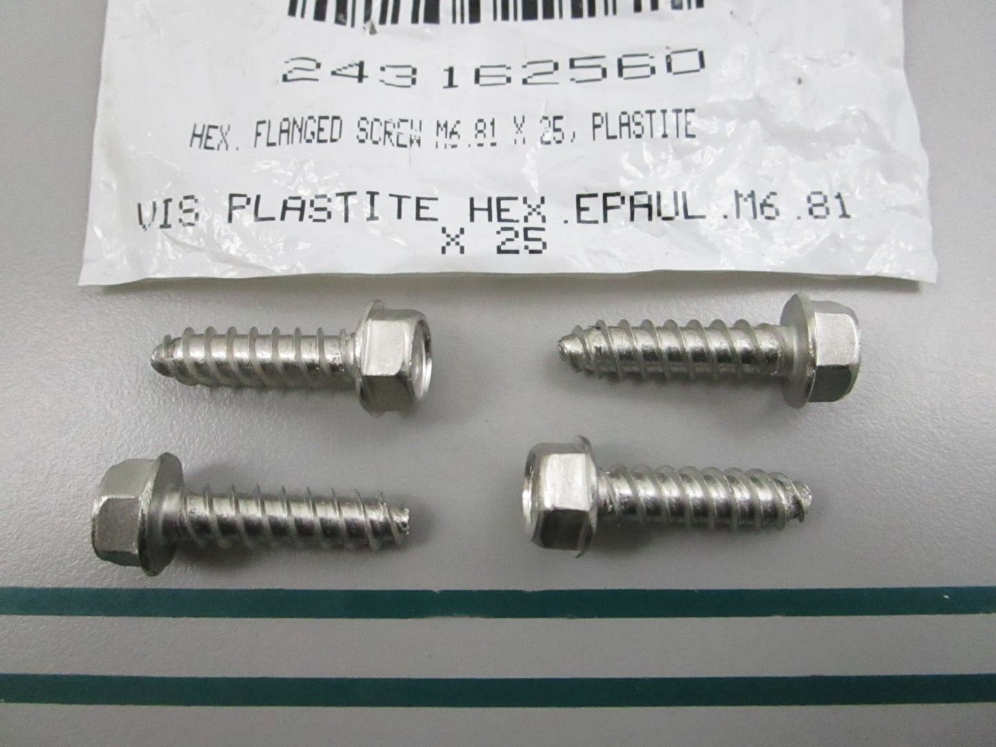 NEW (LOT OF 4) 243162560 Sea-Doo Hex. Flange Screw 0810