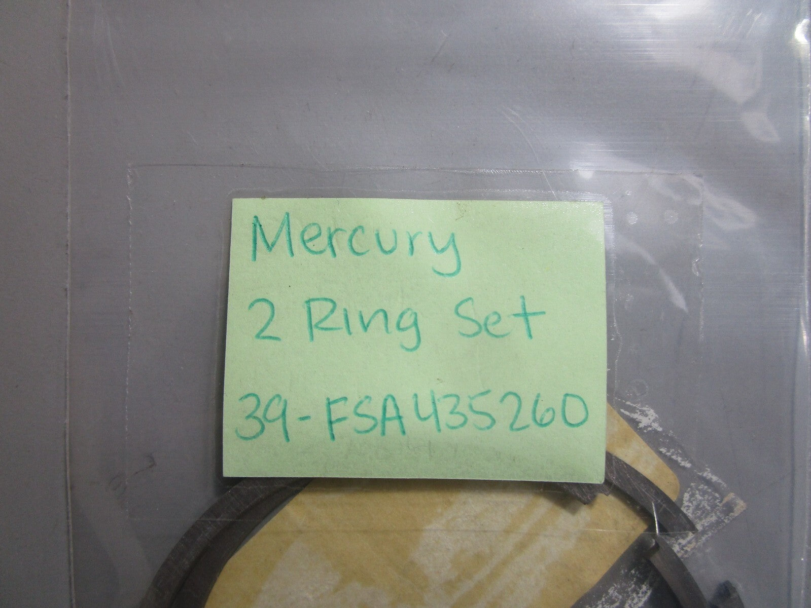 *NEW OEM* 0810 Mercury Quicksilver 2 Ring Set 39-FSA435260