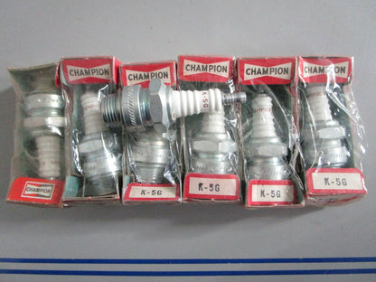 NEW OEM (LOT OF 7) K5G Champion Spark Plug 0820