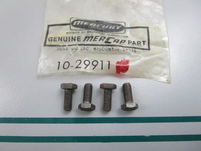 NEW OEM (LOT OF 4) 10-29911 Mercury Quicksilver Screw 0810