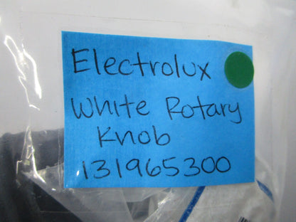 NEW OEM 131965300 Electrolux White Rotary Knob 0810