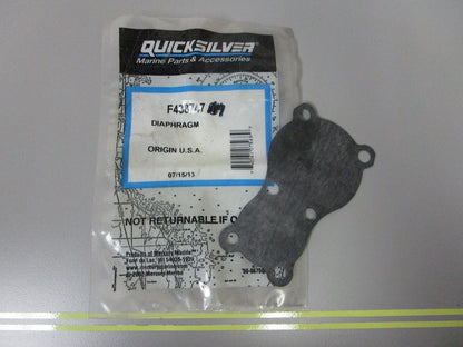 *NEW OEM* 0810 Mercury Quicksilver Diaphragm F438747