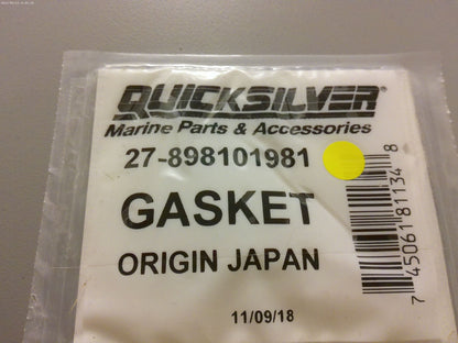 *NEW OEM* 0810 Mercury Quicksilver Gasket 27-898101981