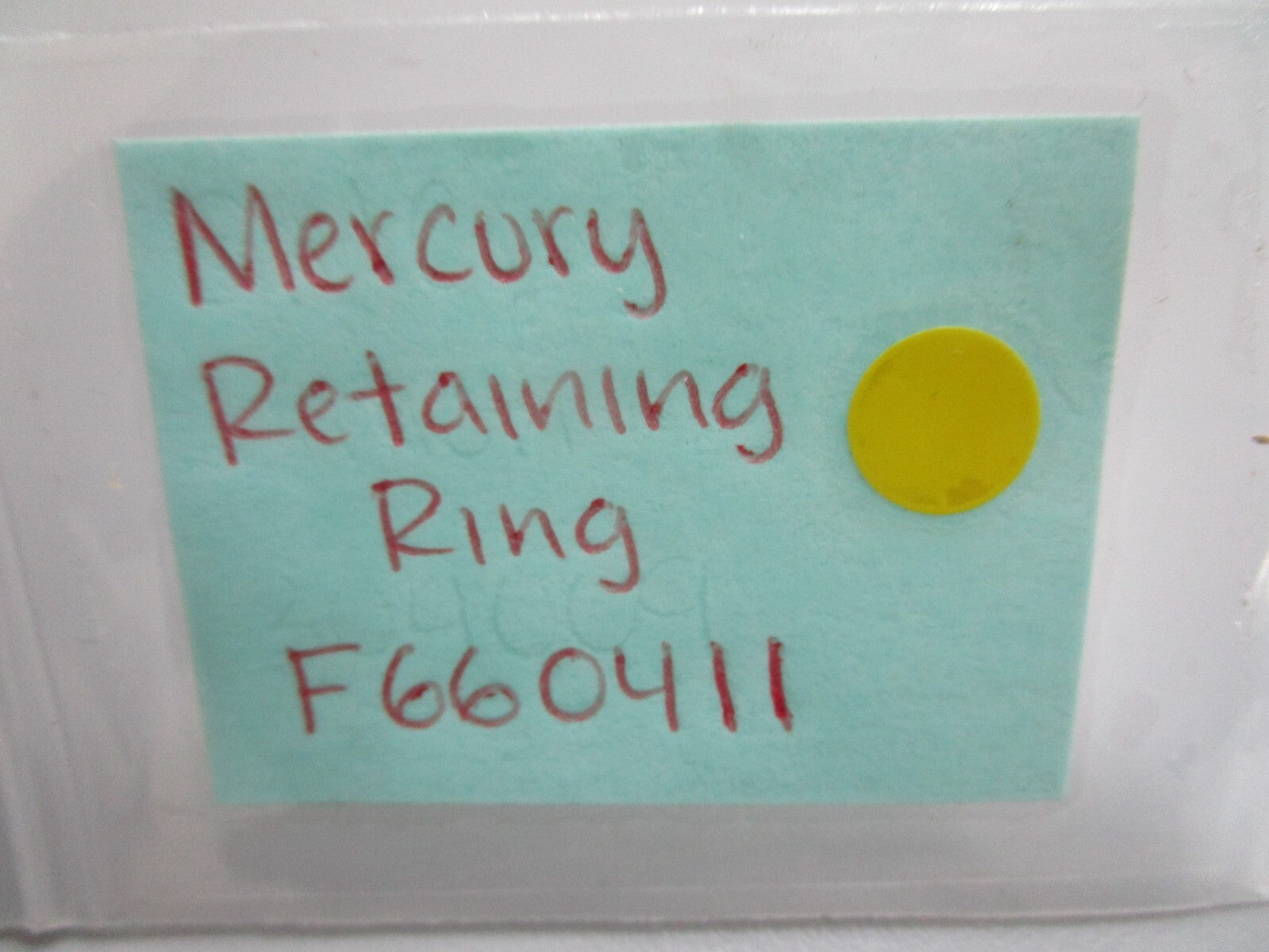 *NEW OEM* 0820 Mercury Quicksilver Retaining Ring F660411