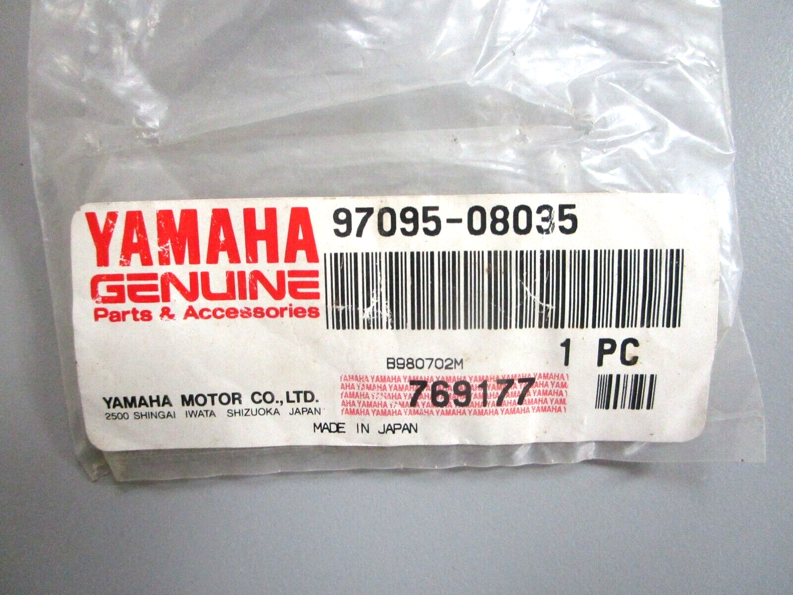 *NEW OEM* (LOT OF 2) 0750 Yamaha BOLT 97095-08035-00