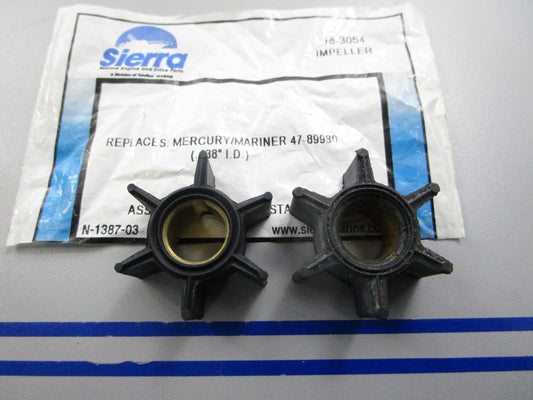 NEW (LOT OF 2) 18-3054 Replaces: Mercury 47-89980 Sierra Impeller 0810