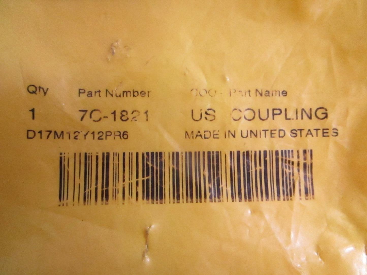 NEW OEM 7C-1821 CAT Coupling 0820