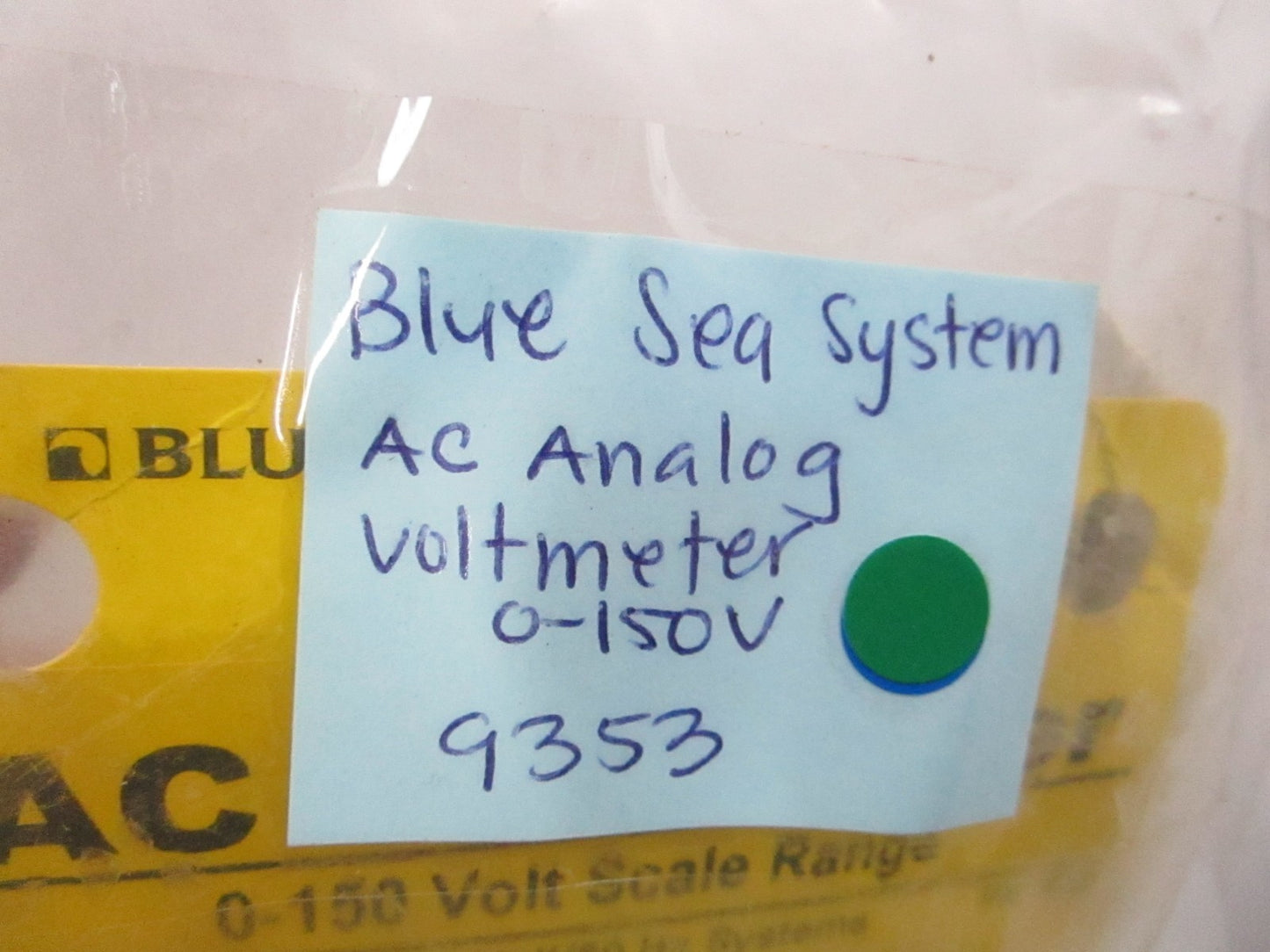 NEW 9353 Blue Sea Systems AC Analog Voltmeter 0-150V 0810