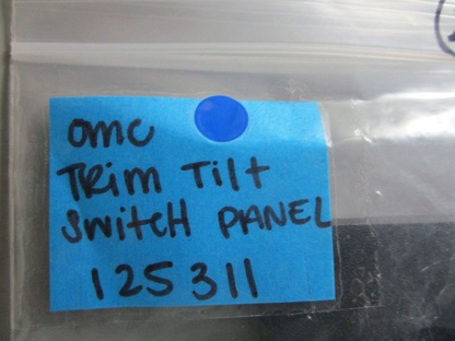 *NEW OEM* 0770 OMC Johnson Evinrude Trim Tilt Switch Panel 125311 0125311