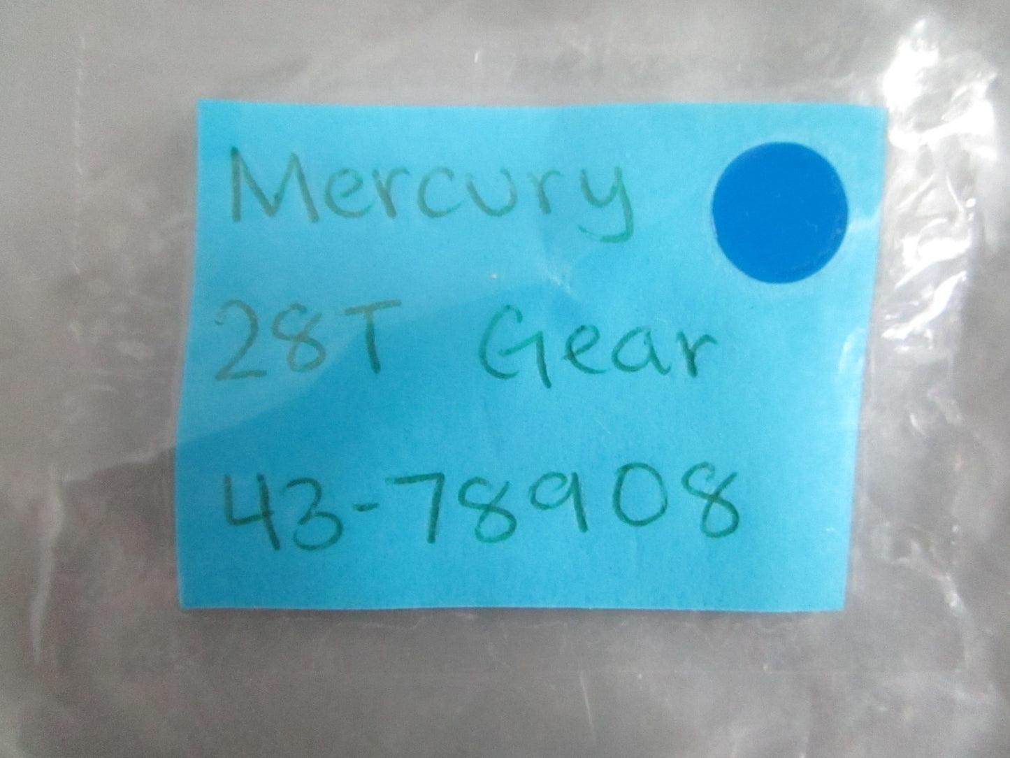 NEW OEM 43-78908 Mercury Quicksilver 28T Gear 0820