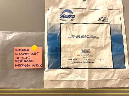 *NEW* 0750 Sierra GASKET SET 18-2615 Replaces Mercury 16755Q