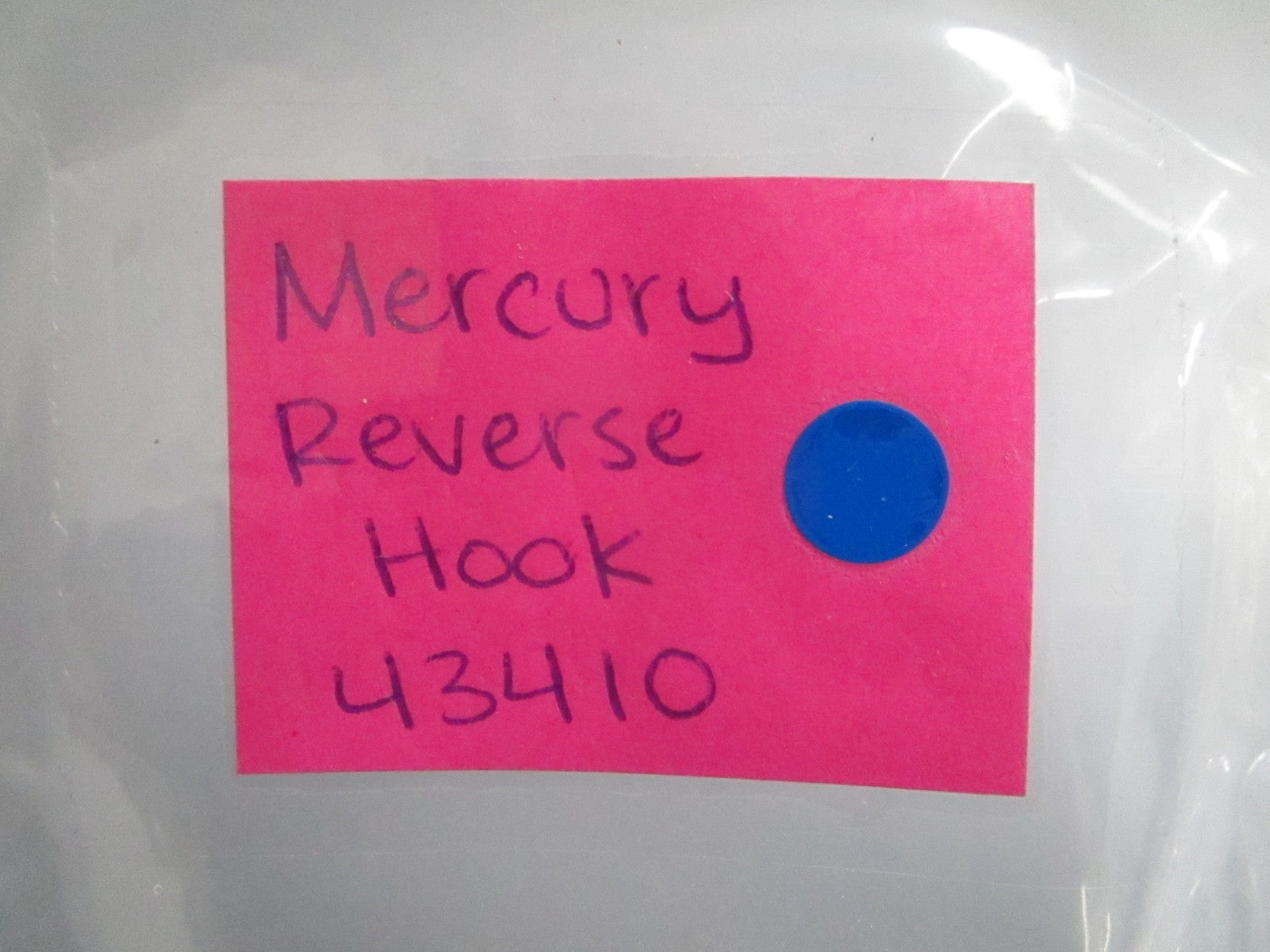 *NEW OEM* 0820 Mercury Quicksilver Reverse Hook 43410