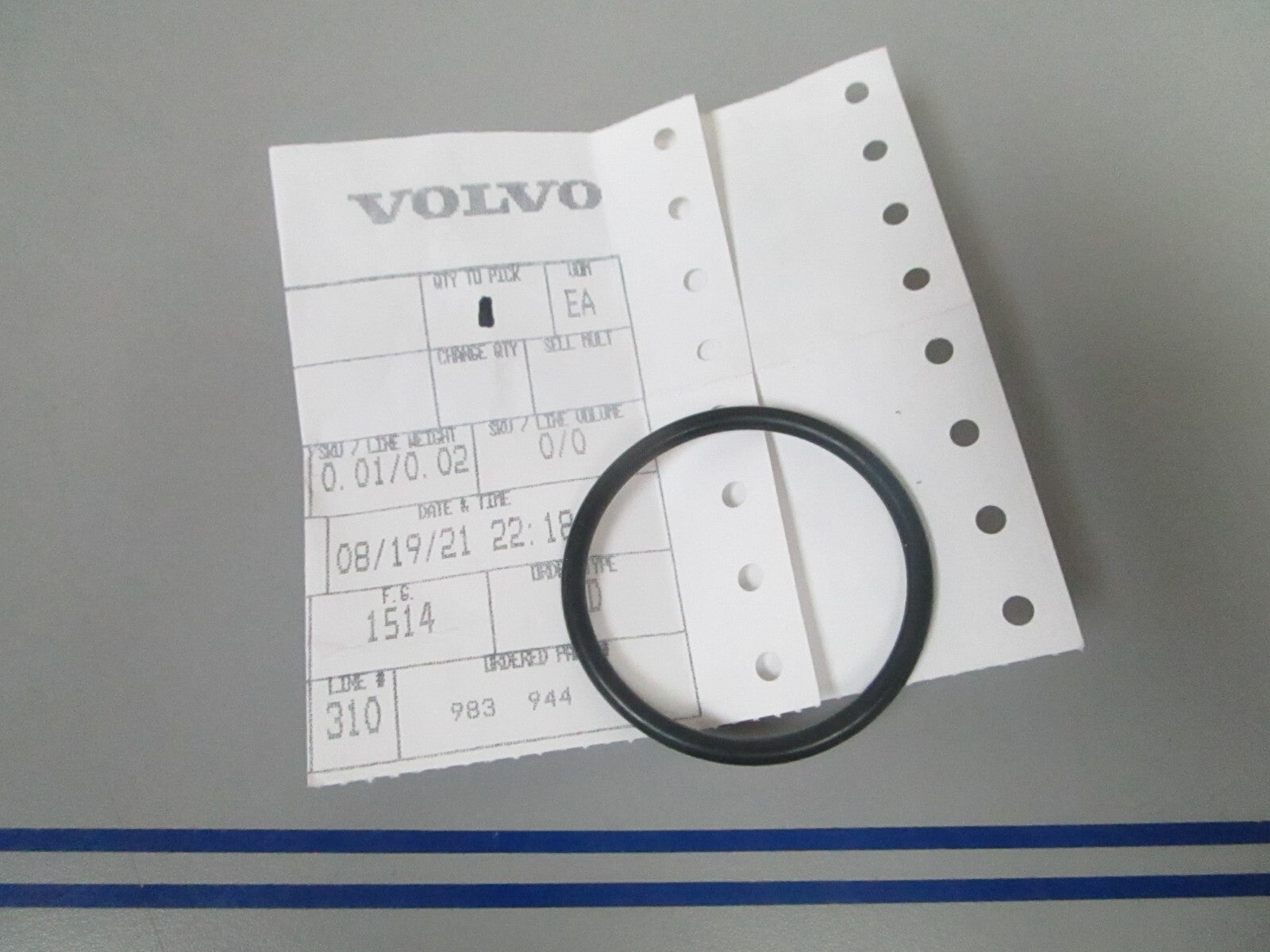 *NEW OEM* 0810 Volvo Penta O-Ring 983944