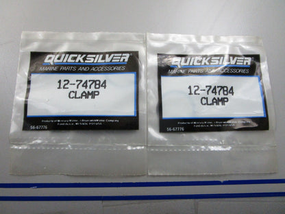 *NEW OEM* (LOT OF 2) 0810 Mercury Quicksilver Clamp 12-74784
