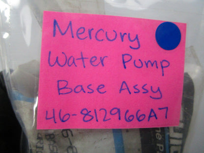 NEW OEM 46-812966A7 Mercury Quicksilver Water Pump Base Assembly 0810