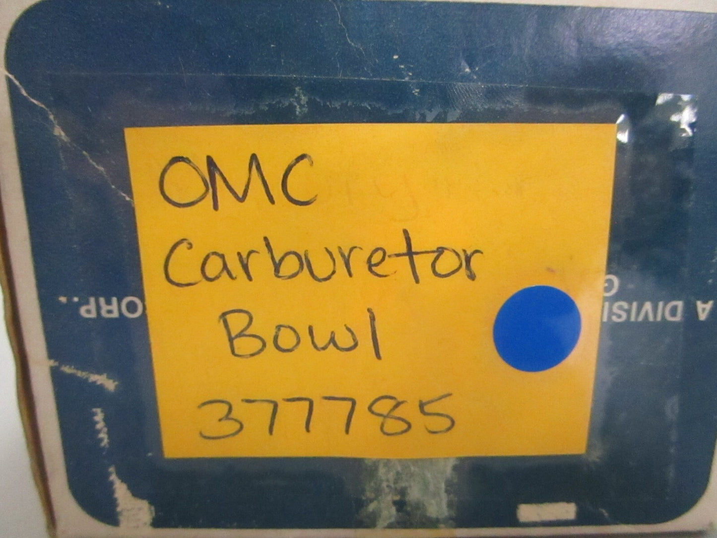 *NEW OEM* 0820 OMC Johnson Evinrude Carburetor Bowl 377785 0377785