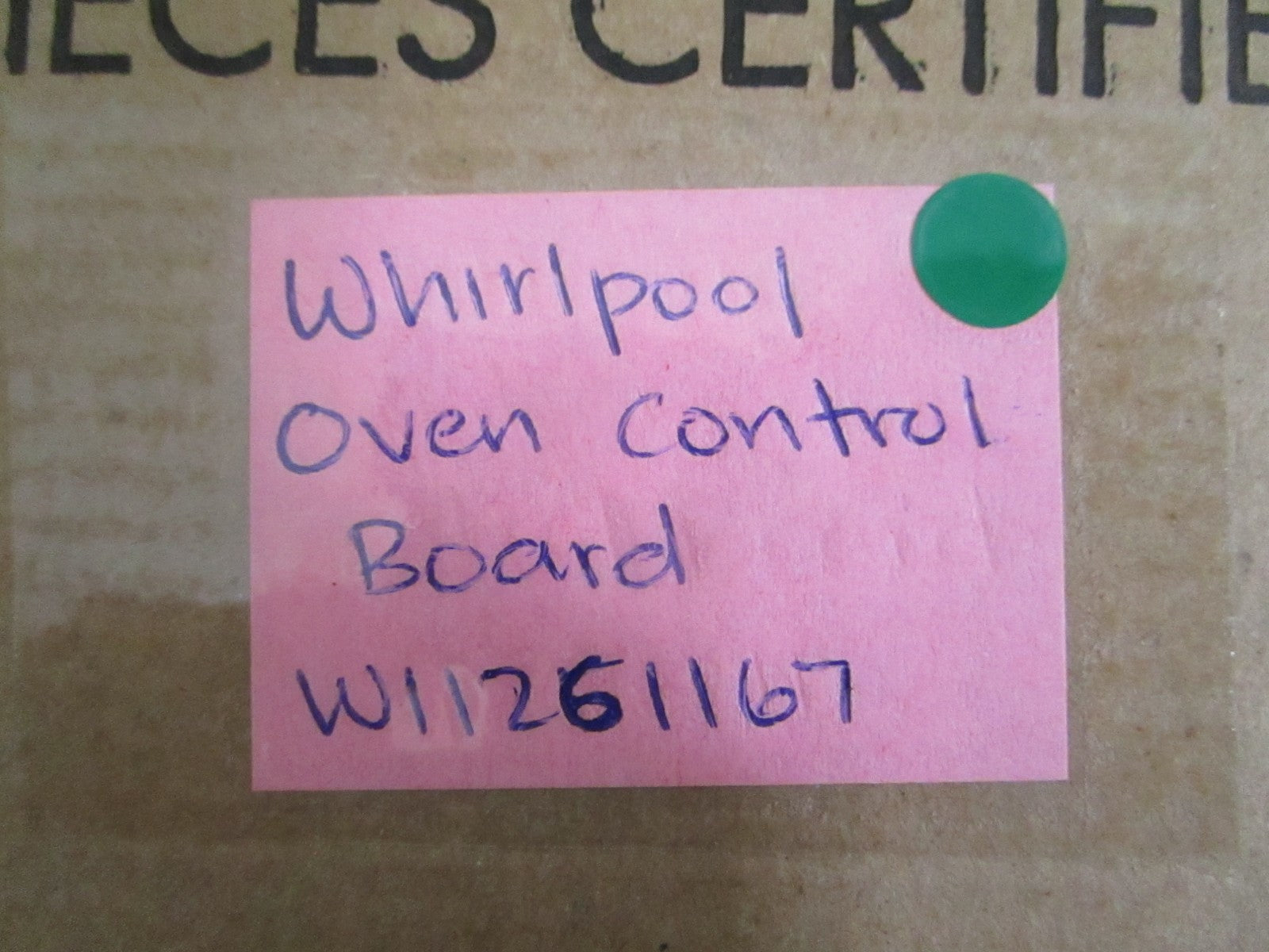 NEW OEM W11261167 Whirlpool Oven Control Board 0820
