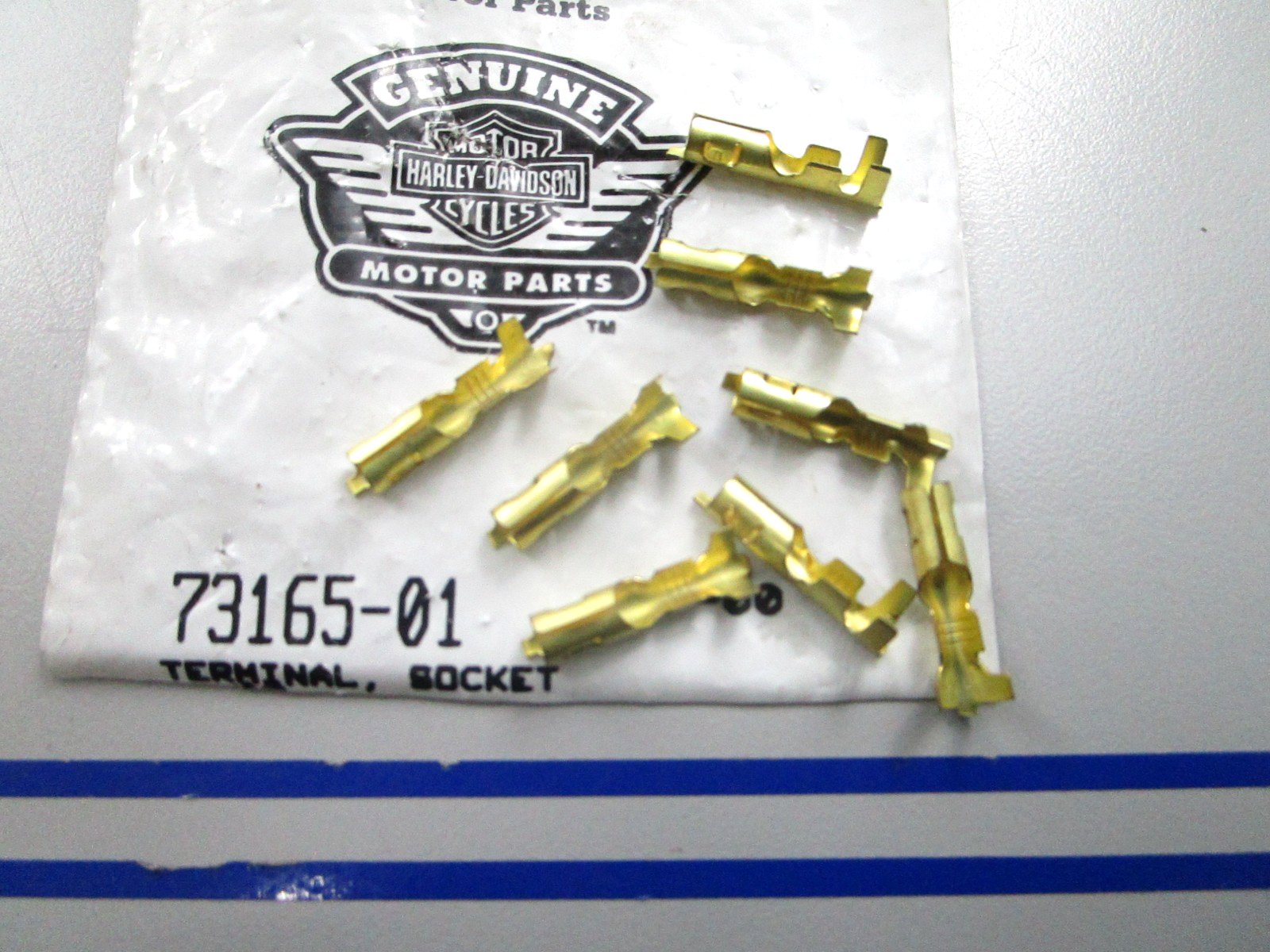 *NEW OEM* (LOT OF 8) 0810 Harley Davidson Socket Terminal 73165-01