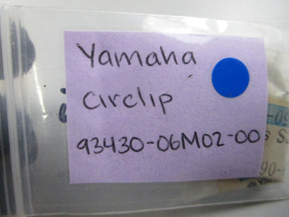 *NEW OEM* (LOT OF 3) 0810 Yamaha Circlip 93430-06M02-00