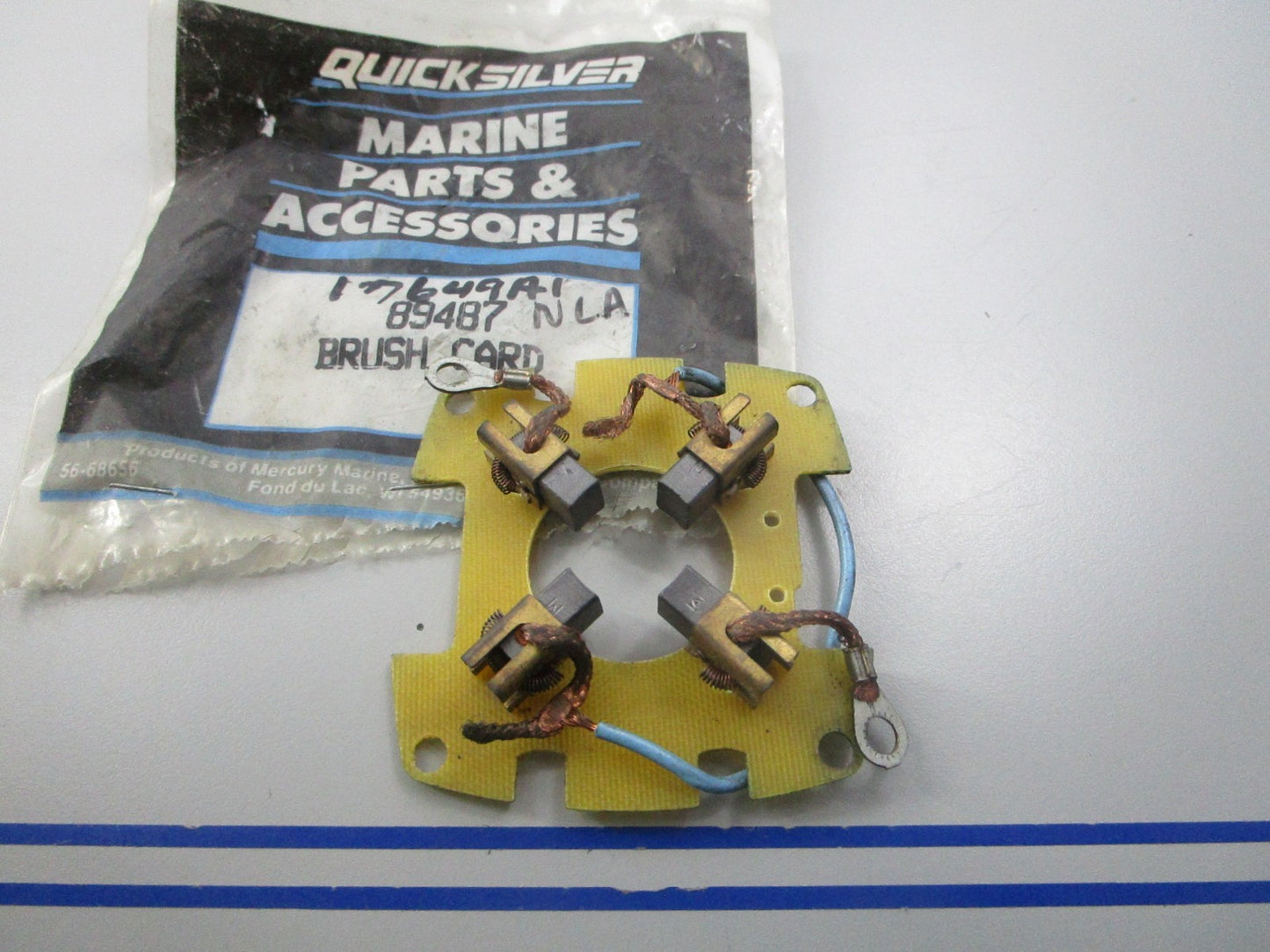 NEW OEM 89487 Mercury Quicksilver Brush Card 0810