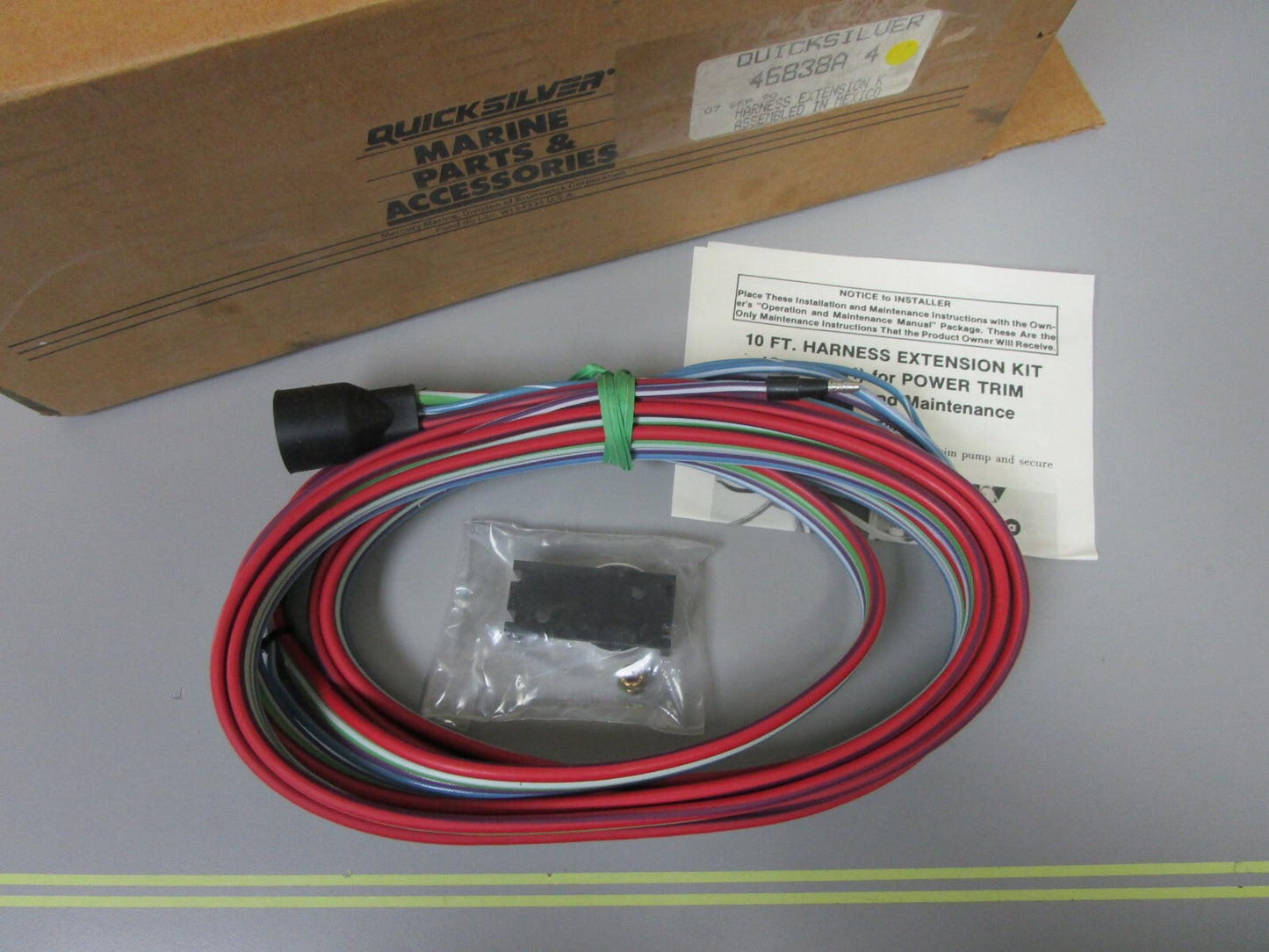 *NEW OEM* 0810 Mercury Quicksilver Harness Extension 46838A4