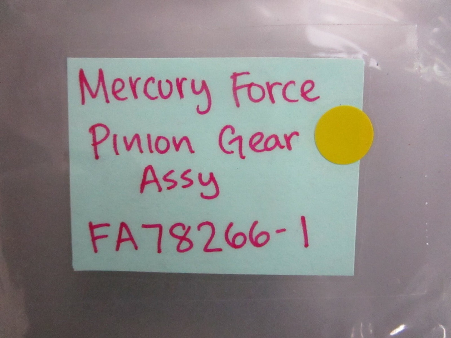 *NEW OEM* 0820 Mercury Force Pinion Gear Assy FA78266-1