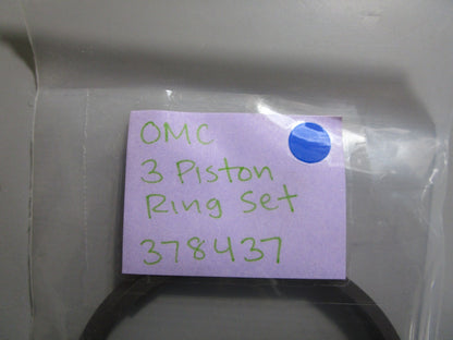*NEW OEM* 0810 OMC Johnson Evinrude 3 Piston Ring Set 378437 0378437