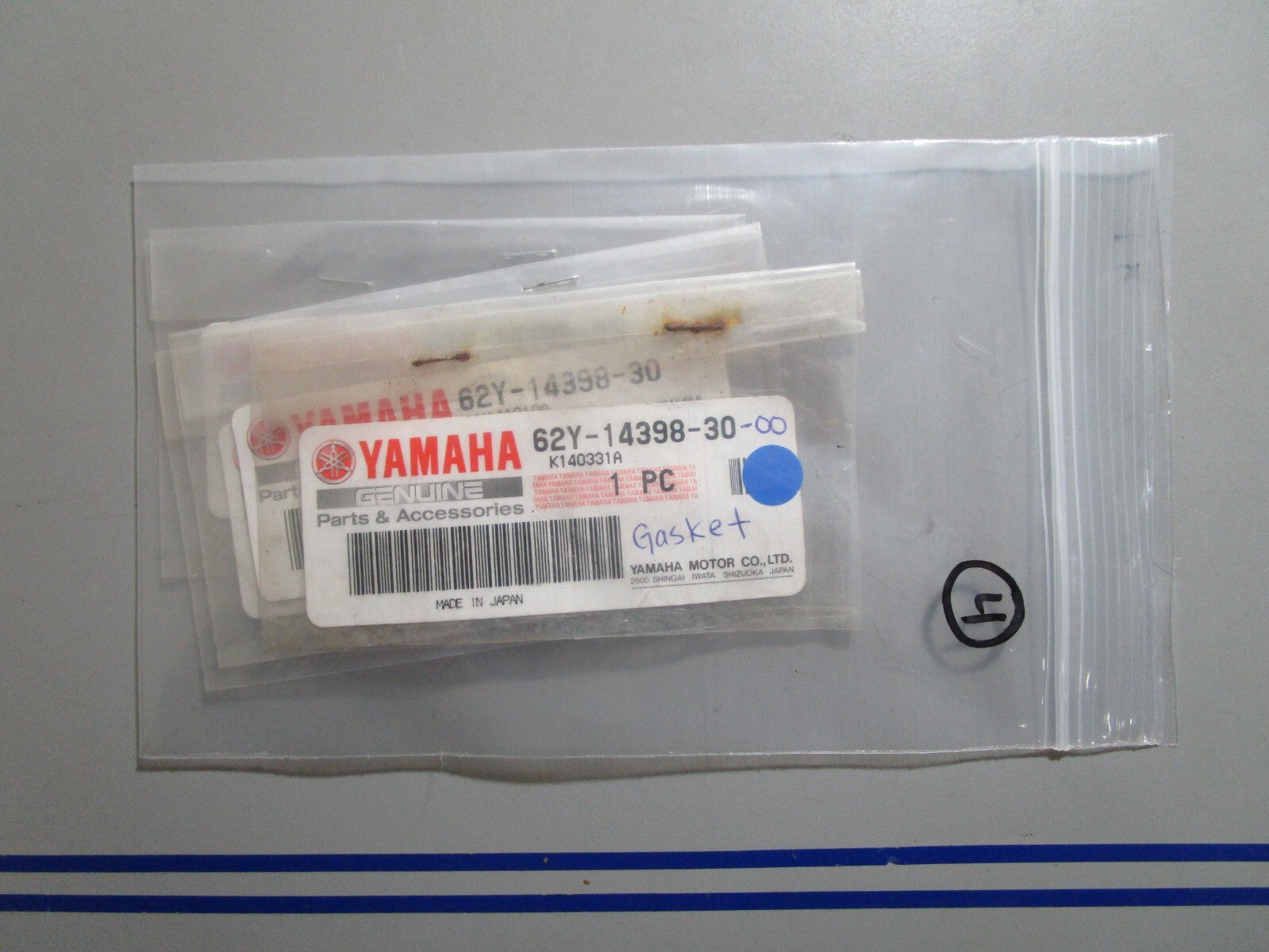 *NEW OEM* 0810 Yamaha Gasket 62Y-14398-30-00