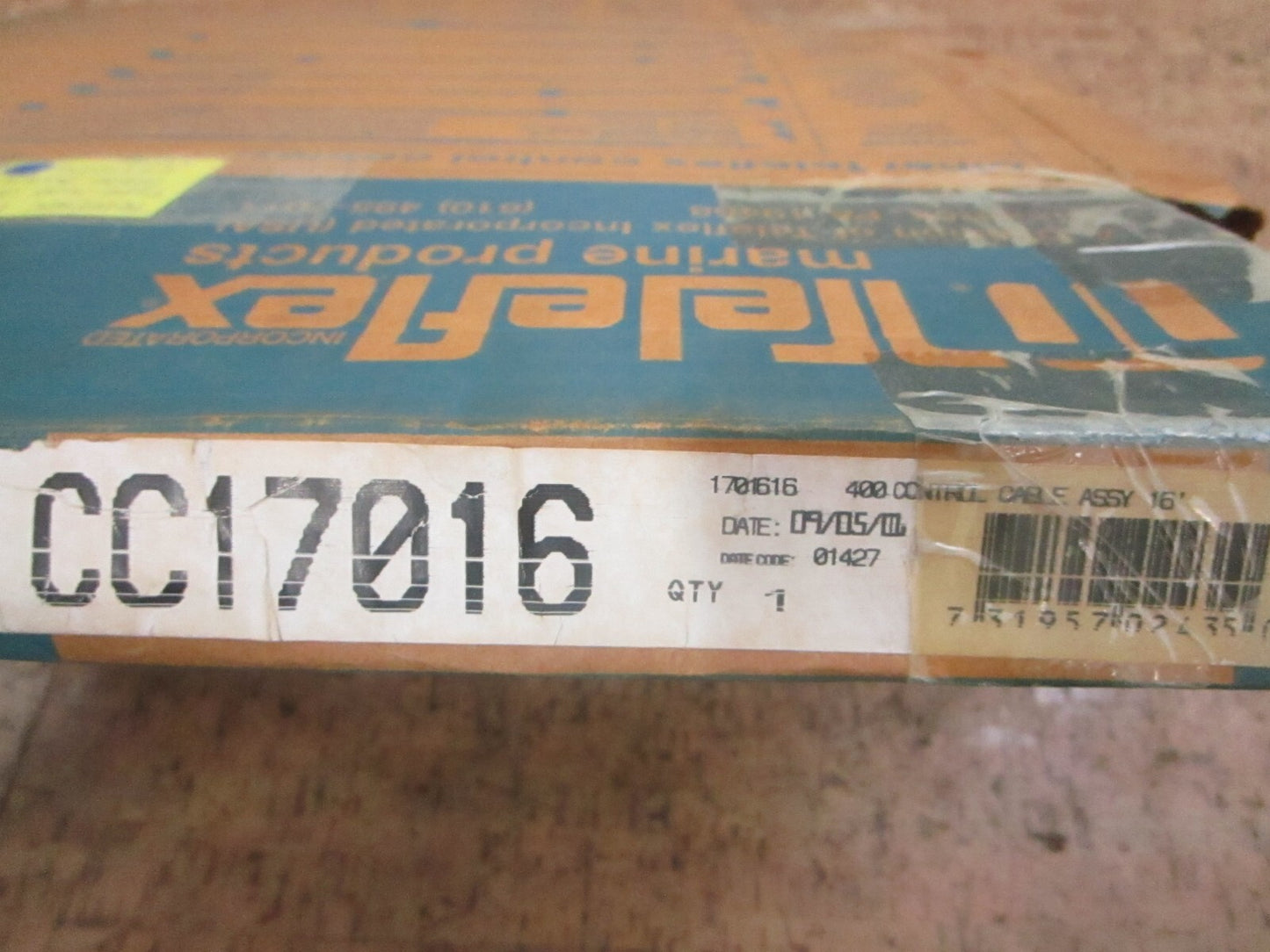 *NEW* 0780 Teleflex Type 400 Control Cable 16FT CC17016 171616