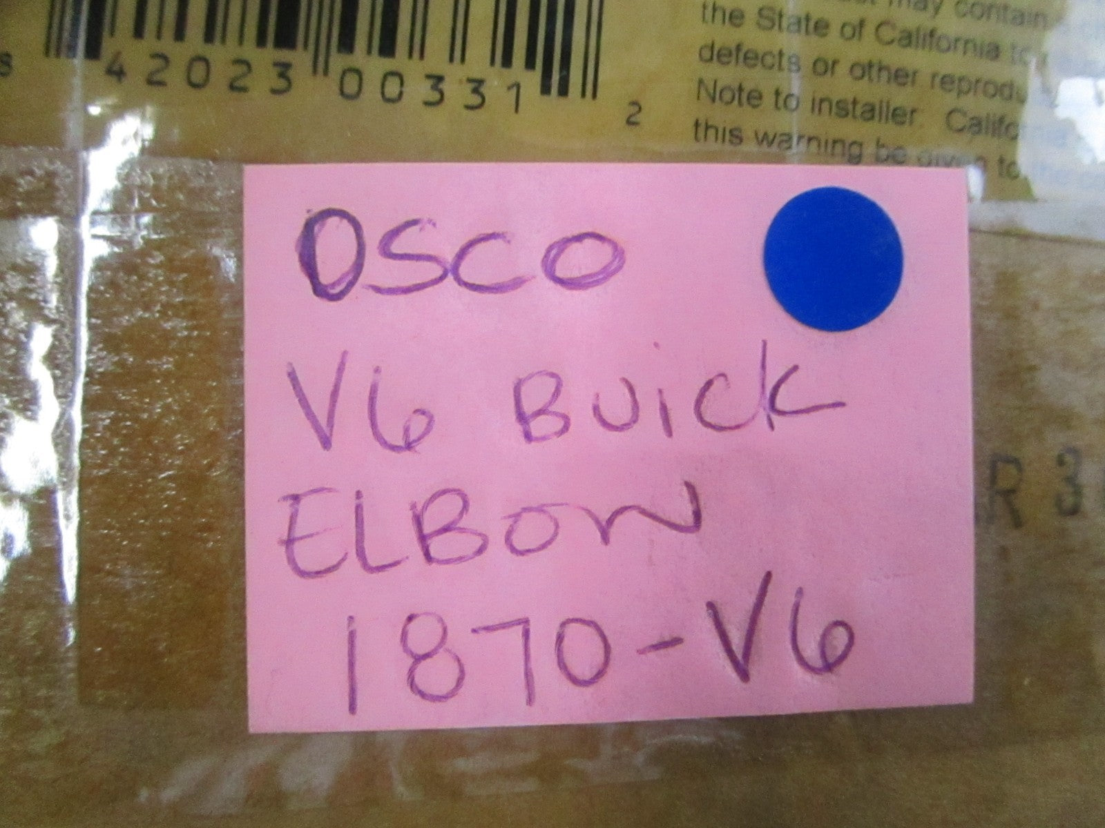 NEW OEM 18-70-V6 Osco V6 Buick Elbow 0810