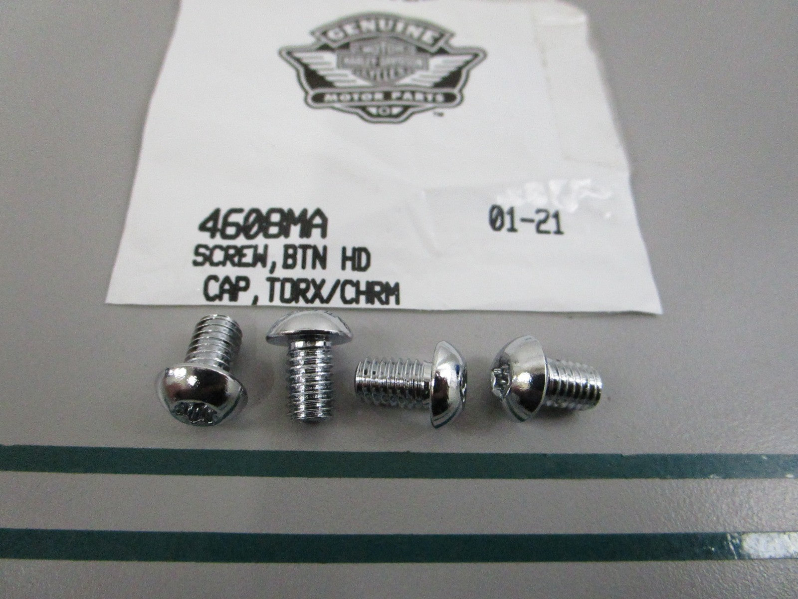 NEW OEM (LOT OF 4) 4608MA Harley Davidson Button Head Screw 0810