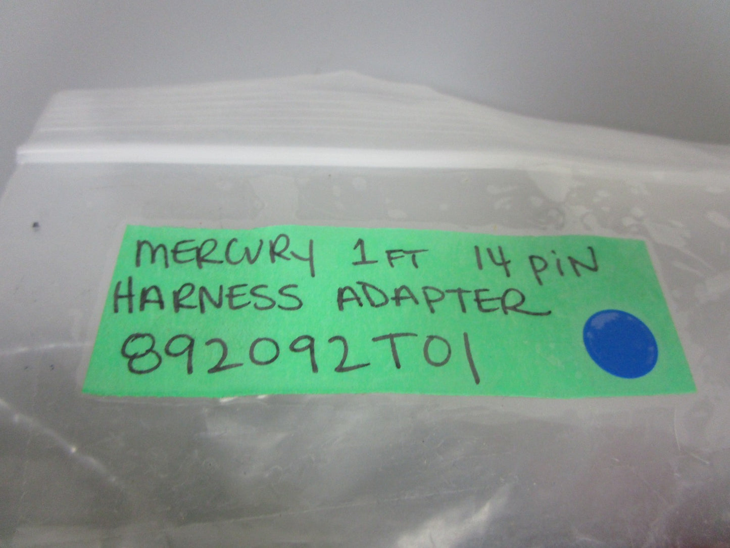 *NEW OEM* 0720 Mercury Quicksilver 1ft 14 Pin Harness Adapter 892092T01