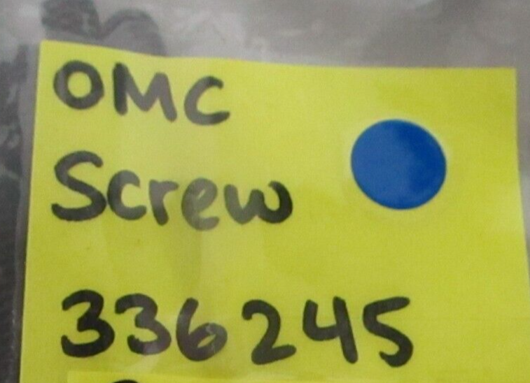 *NEW OEM* (LOT OF 2) 0810 OMC Johnson Evinrude Screw 336245 0336245