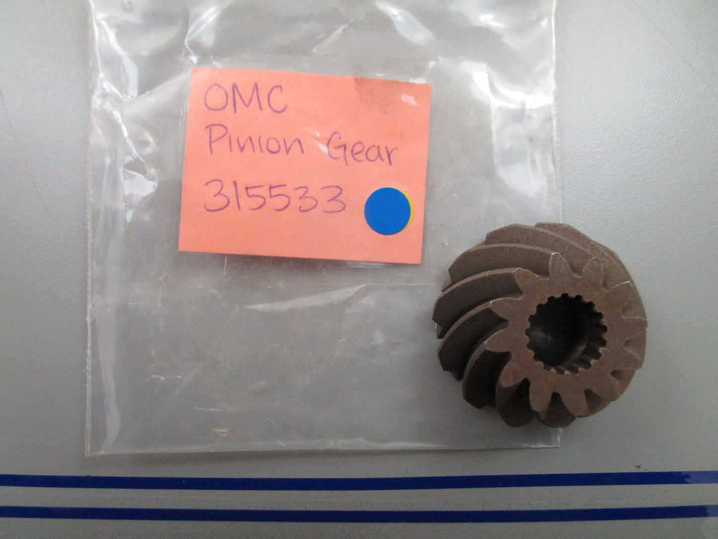 *NEW OEM* 0770 OMC Johnson Evinrude Pinion Gear 315533 0315533