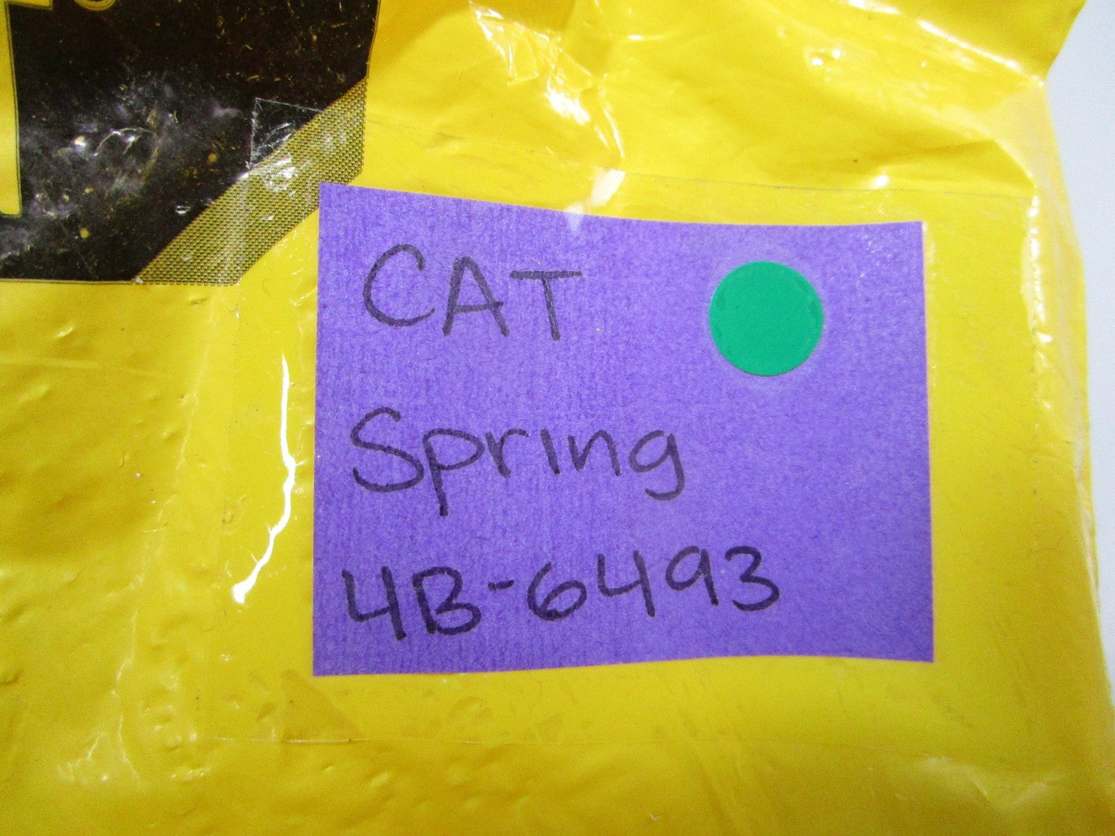 NEW OEM 4B-6493 CAT Spring 0810