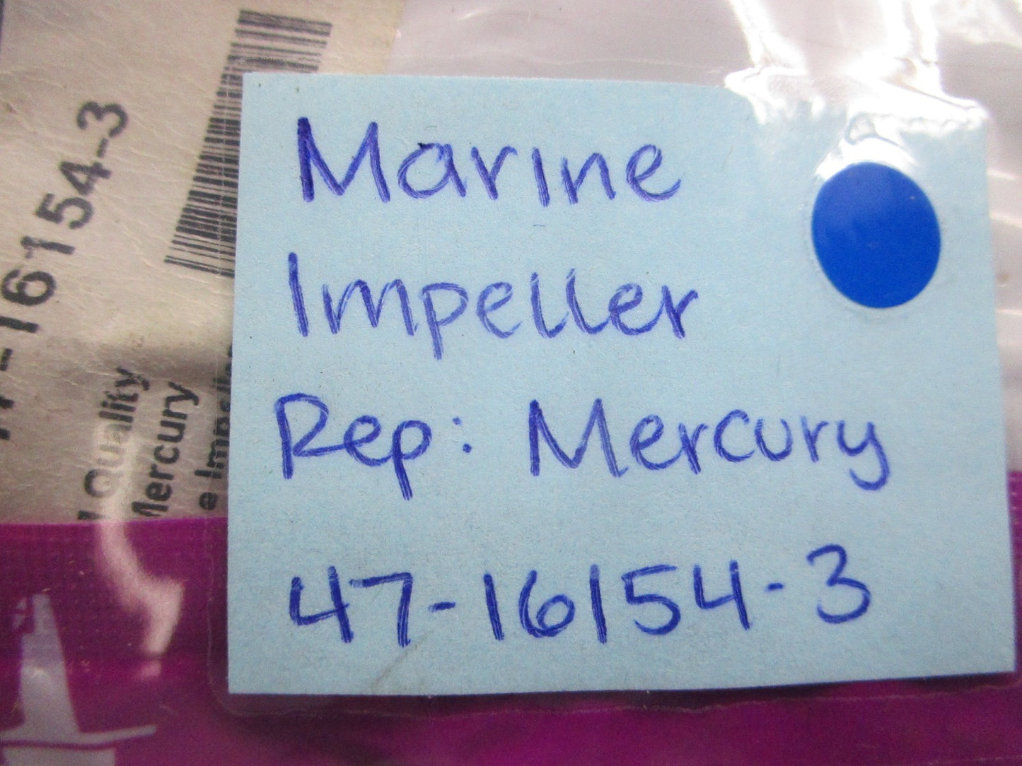*NEW* 0810 Marine Impeller Replaces: Mercury 47-16154-3