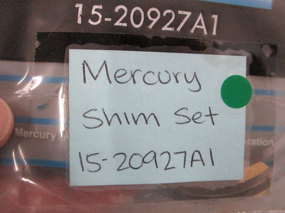 NEW OEM 15-20927A1 Mercury Quicksilver Shim Set 0810